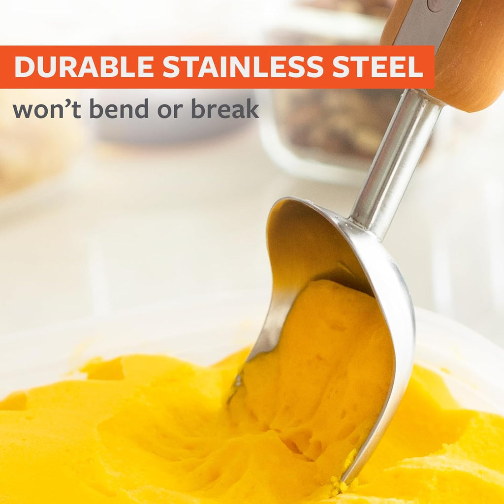 Full Circle The Baller, Stainless Steel Ice Cream Scoop