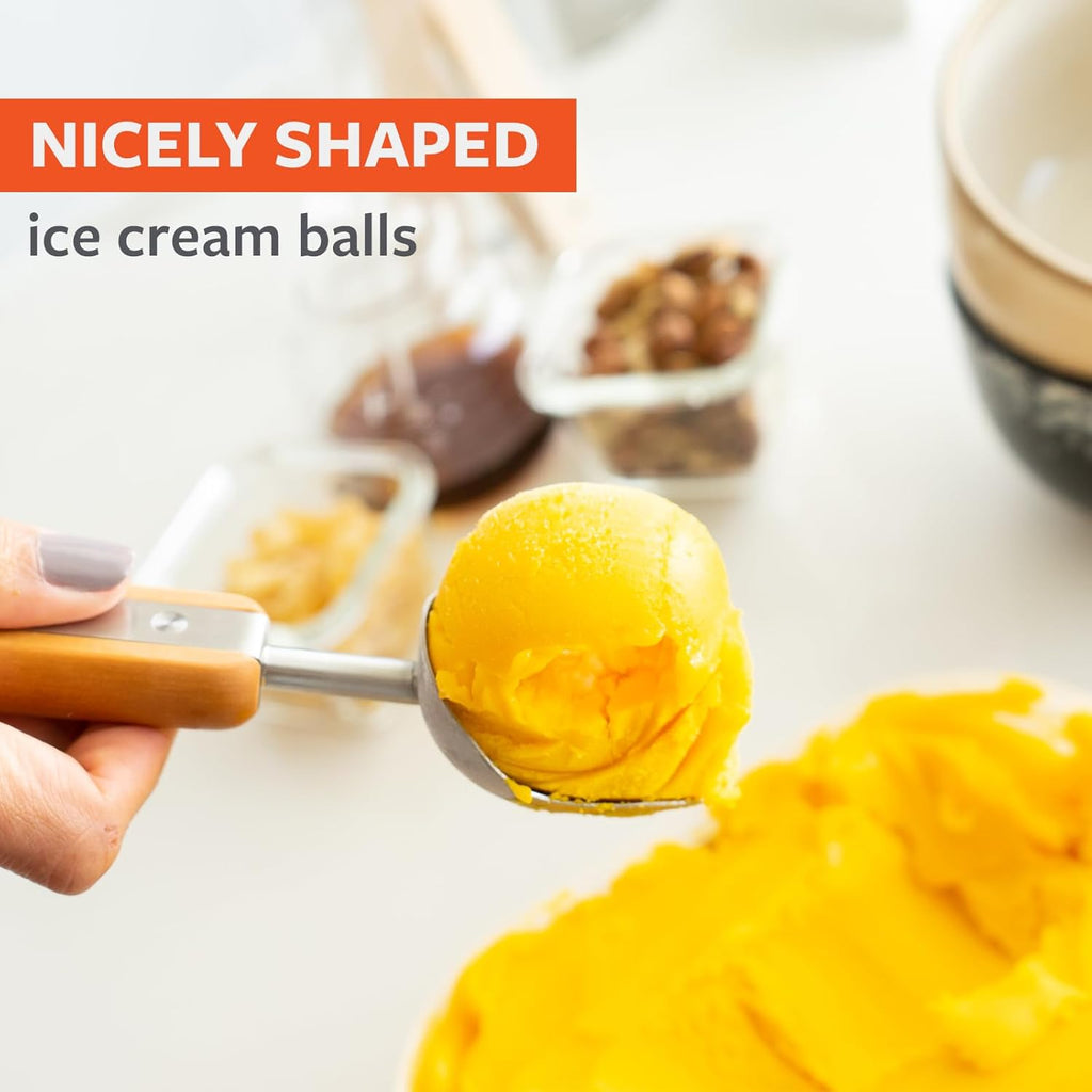 Full Circle The Baller, Stainless Steel Ice Cream Scoop
