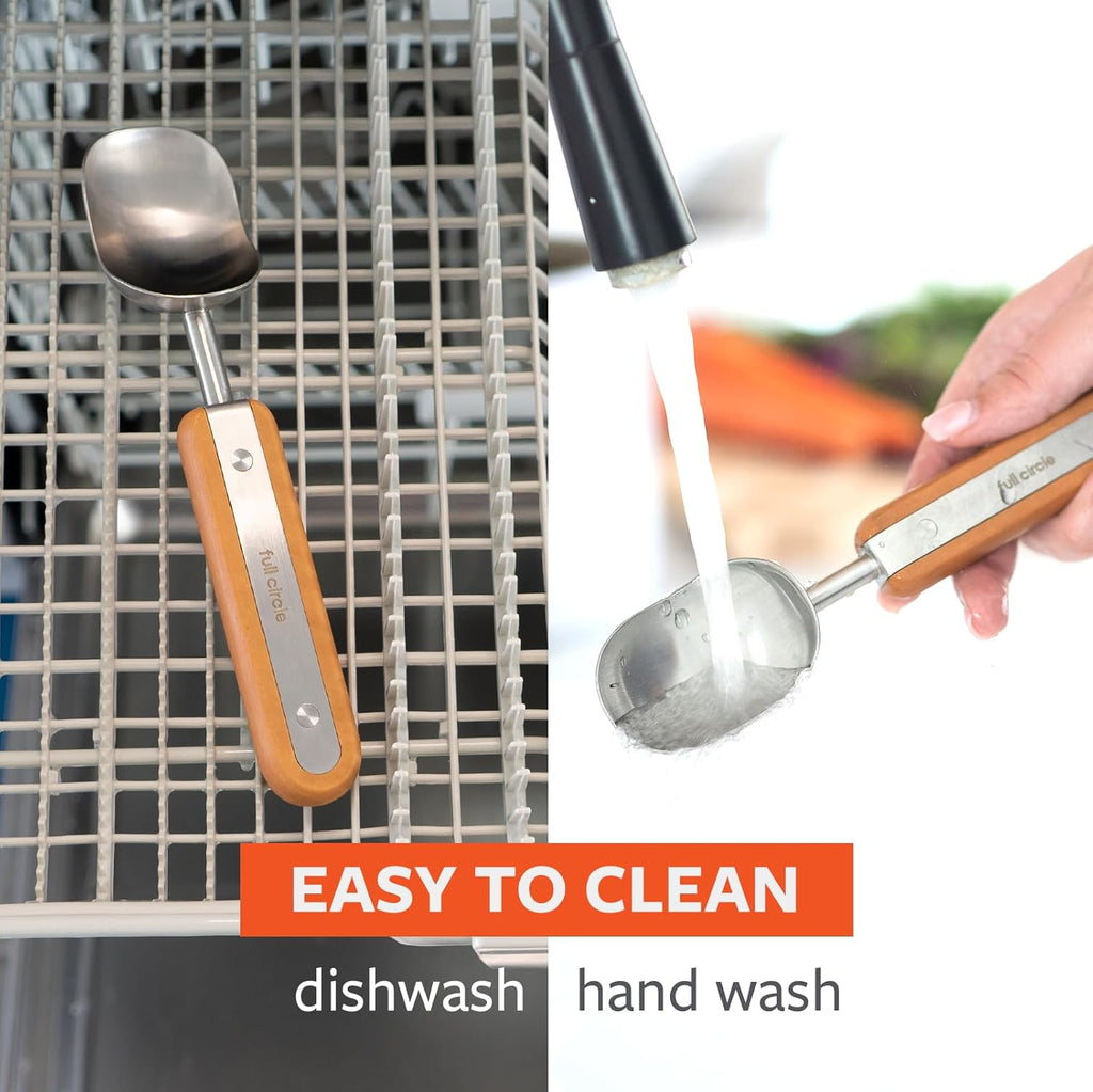 Full Circle The Baller, Stainless Steel Ice Cream Scoop